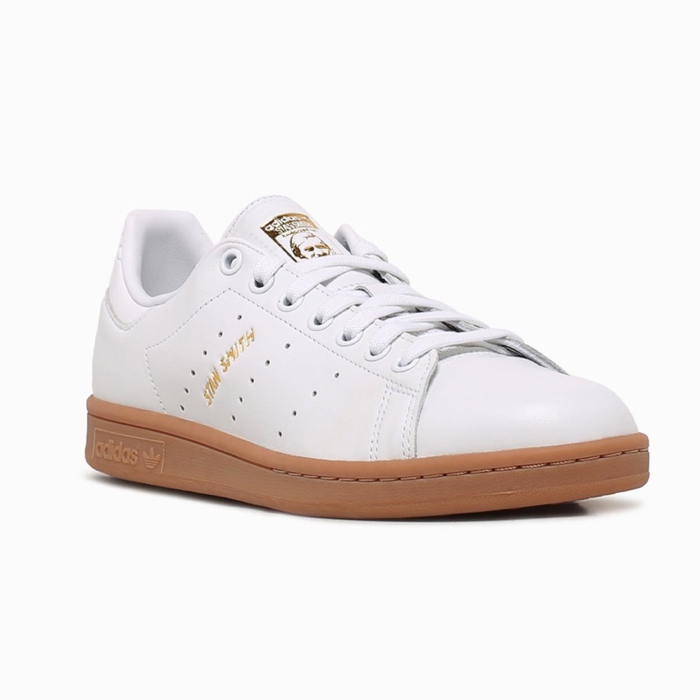 Adidas Stan Smith Cloud White Gum Mens Athletic Sneaker